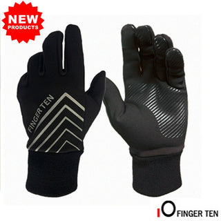 Finger Ten Winter Running Pair Men Women Thermal Fleece Gloves