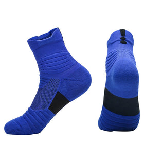 Professional Sports Men Basketball Running Towel Bottom Anti Slip Socks
