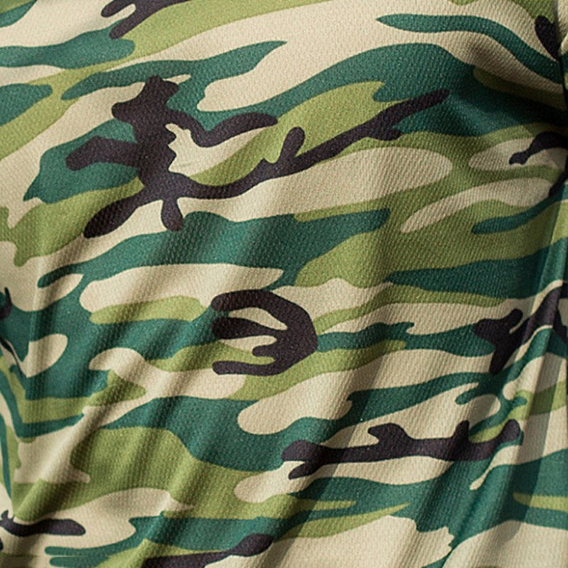 Outdoor Hunting Camouflage Quick Dry Tights Army Tactical Mens T-Shirt