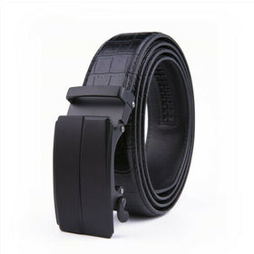 Fabio Valenti Men's Ratchet Belt Leather Belts with Automatic Buckle