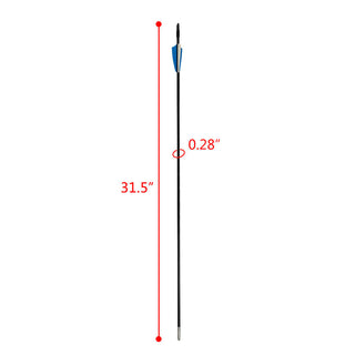 Fiberglass Arrows Archery For Practice Quiver