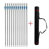 Fiberglass Arrows Archery For Practice Quiver