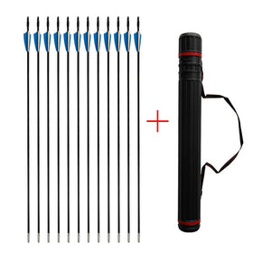 Fiberglass Arrows Archery For Practice Quiver