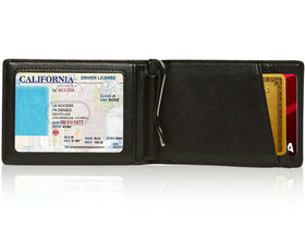 Access Denie Slim Bifold Wallets For Men with Removable Money Clip