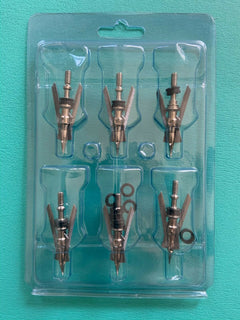 Rage Archery Broadheads with 24 Shock Collar