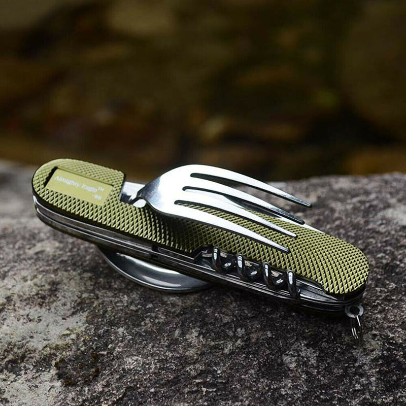 Camping Utensil| Stainless Pocket Spoon Knife Fork For Outdoor