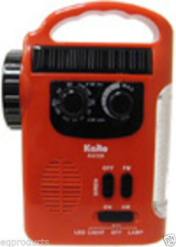Kaito Solar Lantern AM | FM Radio Flashlight Crank For Outdoor