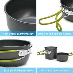 Cookware Camping Kit| Portable Stove For Hiking Picnic