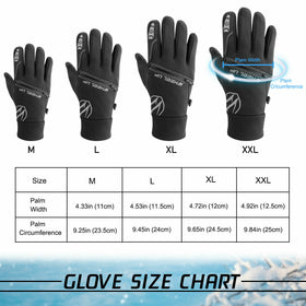 Donwell Winter Thermal Windproof Ski Snow Touch Screen Men Gloves