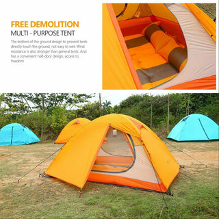 Outad  Outdoor Waterproof Silicone Ultra-light Double Layer Camping Tent