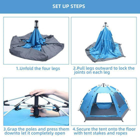 Camping Dome Tent| Instant Pop Up Sun Canopy