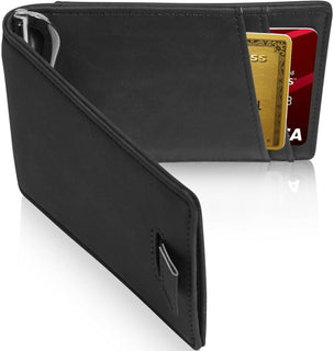 Access Denie Slim Bifold Wallets For Men with Removable Money Clip