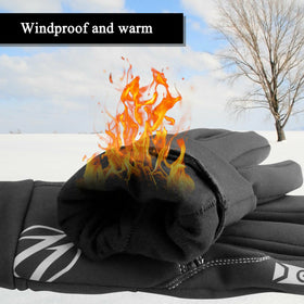 Donwell Winter Thermal Windproof Ski Snow Touch Screen Men Gloves