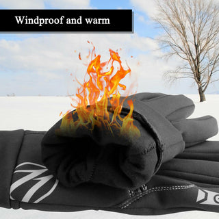 Donwell Winter Thermal Windproof Ski Snow Touch Screen Men Gloves