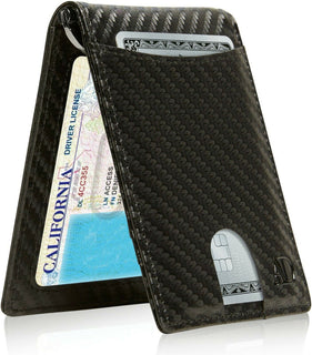 Access Denie Slim Bifold Wallets For Men with Removable Money Clip