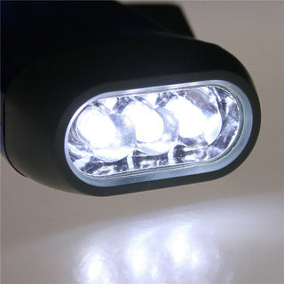 LED Crank Power Wind Up| Emergence Flashlight