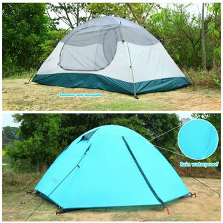 Outad  Outdoor Waterproof Silicone Ultra-light Double Layer Camping Tent