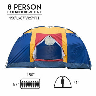 Vilobos 6-8 Person Family Large Outdoor Traveling Shelter Tent