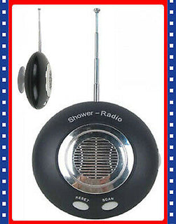 Shower Mini Portable Bathroom Camping FM Scan Radio