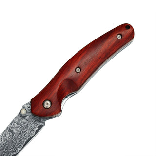 Kubey Wood  Folding Pocket Knife| Camping