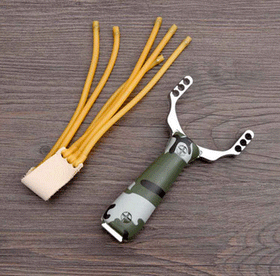 Ifitu Pubo Camouflage High Velocity Powerful Catapult Hunt Slingshot
