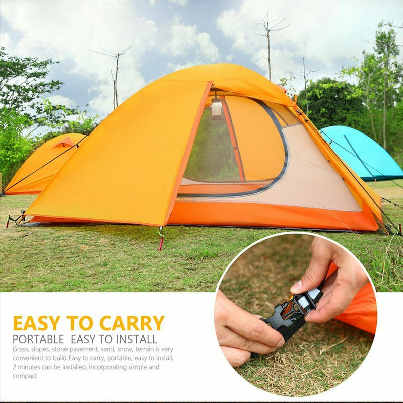 outad zelt Outad Outdoor Waterproof Silicone Ultra-light Double Layer Camping Ten