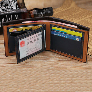 Bifold Leather Credit Card Holder| Clutch Billfold