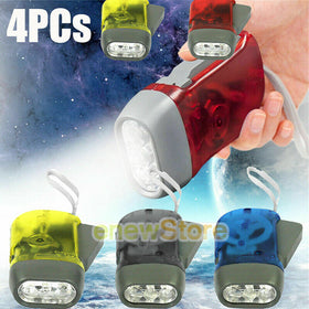 LED Crank Power Wind Up| Emergence Flashlight