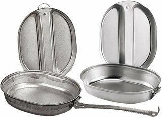 Rothco Mess Kit For Outdoor Travel| Military Cooking Pan