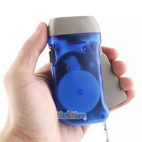 Wind Up Hand Pressing Crank Emergency LED Flashlight Torch