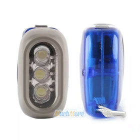 Wind Up Hand Pressing Crank Emergency LED Flashlight Torch
