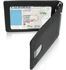 Access Denie Slim Bifold Wallets For Men with Removable Money Clip