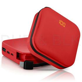 Potable Mini 20000mah Power Bank Battery Charger Built-in USB-C