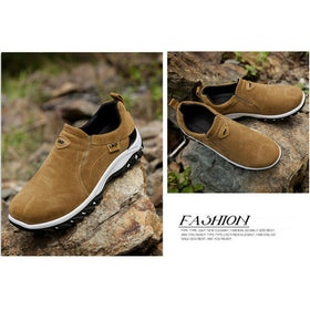 Wisstt Mens Slip On Sports Outdoor Sneakers Running Hiking Shoes