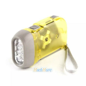 Wind Up Hand Pressing Crank Emergency LED Flashlight Torch