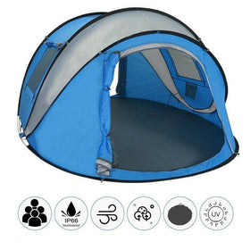 Weanas Family Automatic Dome| Pop Up Tent for 4 Person