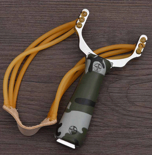 Ifitu Pubo Camouflage High Velocity Powerful Catapult Hunt Slingshot