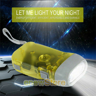 LED Crank Power Wind Up| Emergence Flashlight