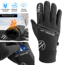 Donwell Winter Thermal Windproof Ski Snow Touch Screen Men Gloves