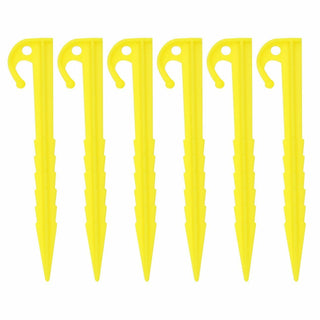 CamDesign Yellow Plastic Universal Tent Pegs