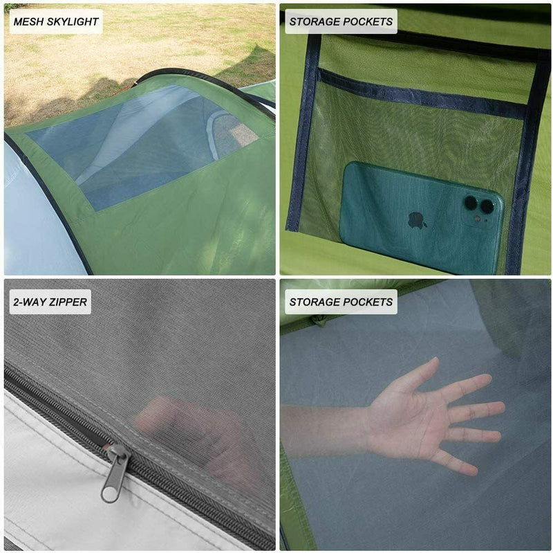 Weanas Family Automatic Dome| Pop Up Tent for 4 Person