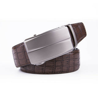 Fabio Valenti Men's Ratchet Belt Leather Belts with Automatic Buckle