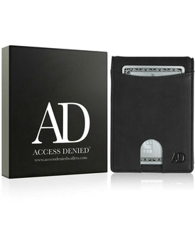 Access Denie Slim Bifold Wallets For Men with Removable Money Clip