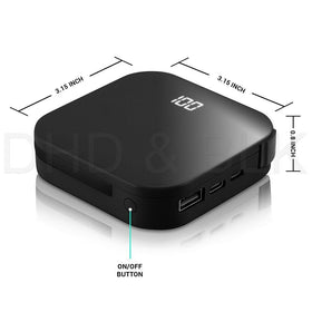 Potable Mini 20000mah Power Bank Battery Charger Built-in USB-C