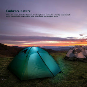 Outad  Outdoor Waterproof Silicone Ultra-light Double Layer Camping Tent