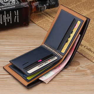 Bifold Leather Credit Card Holder| Clutch Billfold