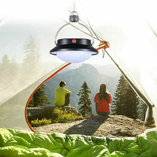 Portable USB Hanging Solar Panel Outdoor Camping Fishing Lamp Tent Light Hook