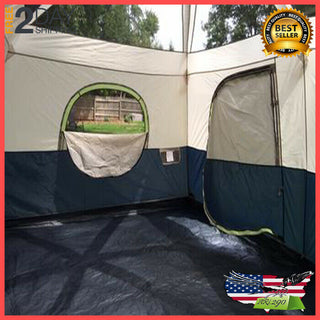 Ozark Trail Family Cabin Tent 10 Person Outdoor Camping Instant | 14' x 10'