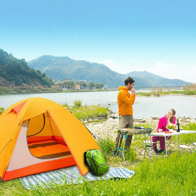 Outad  Outdoor Waterproof Silicone Ultra-light Double Layer Camping Tent