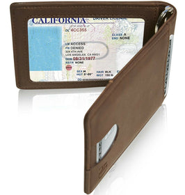 Access Denie Slim Bifold Wallets For Men with Removable Money Clip